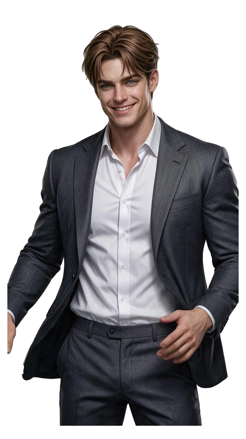 My Interviewer standing in the opening scene of My Interviewer | Force Me to Show My True Hand