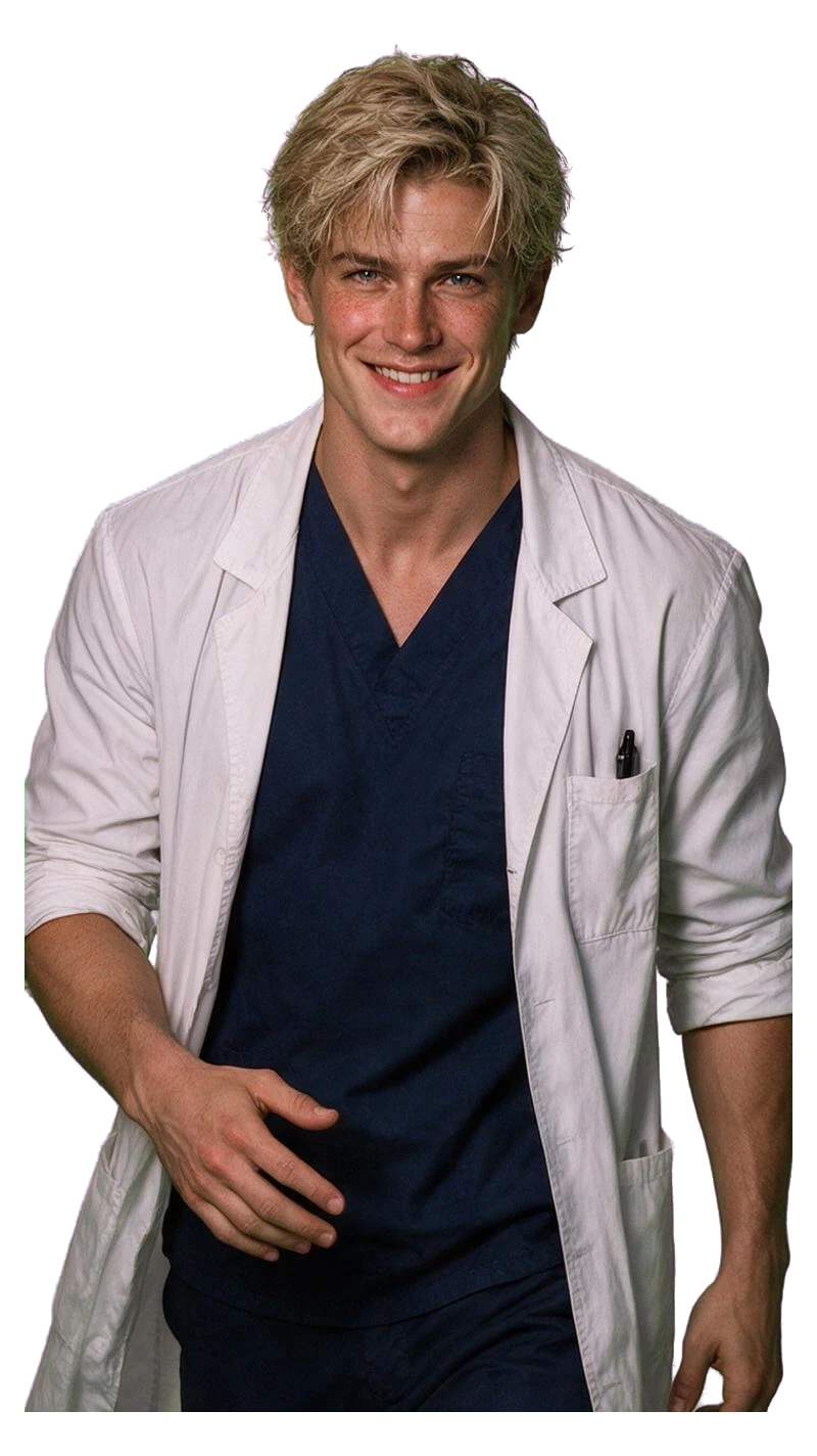 My Doctor standing in the opening scene of My Doctor Colleague | Let Me Handle the Emergency With Him